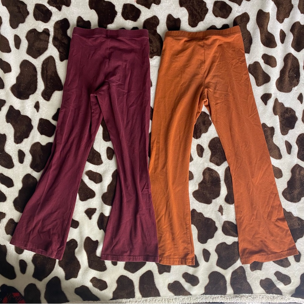 Old Navy Kids Leggings in Burgundy and Orange M (8)